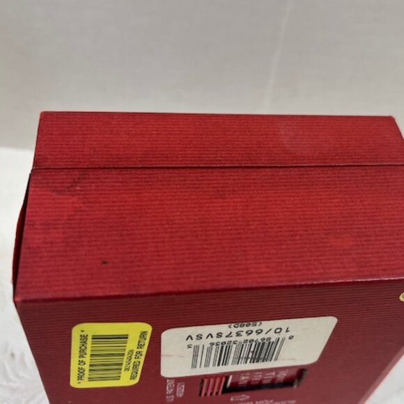 Anne Klein AK EMPTY Red Presentation Storage Watch Jewelry Box Case4"x4.25"x2.5" - Picture 13 of 16